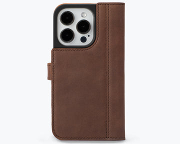 Snakehive iPhone 15 Pro Max | Leather Wallet Case | Brown