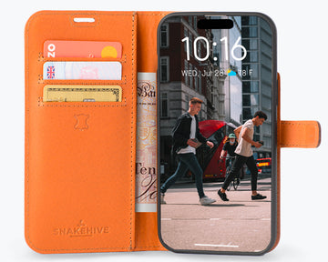 IPhone 15 Pro Max Leather Book Case iPhone 15 Pro Leather 