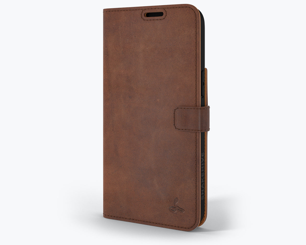 Premium Leather Finish Wallet iPhone Case – Covers Emporium